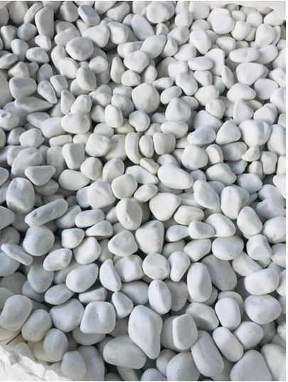 White pebbles all sizes UAE